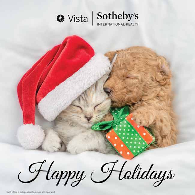 Happy Holidays from Vista Sotheby's